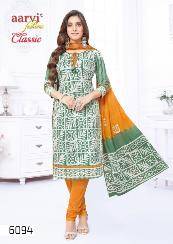 Aarvi Classic Vol-2 Cambric Cotton Wax Embroidery Designer Dress Material 